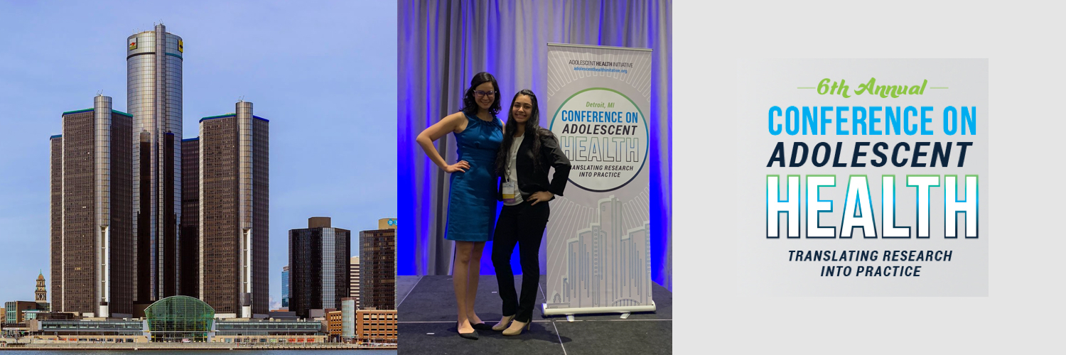 Tammy Chang and Tamara Taraza at the Adolescent health inititiave conference 2019