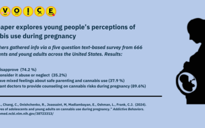 MyVoice researchers publish paper about youths’ perceptions of cannabis use during pregnancy